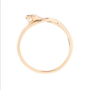 CatBird NYC Sylvia Snake Ring 14k Yellow Gold